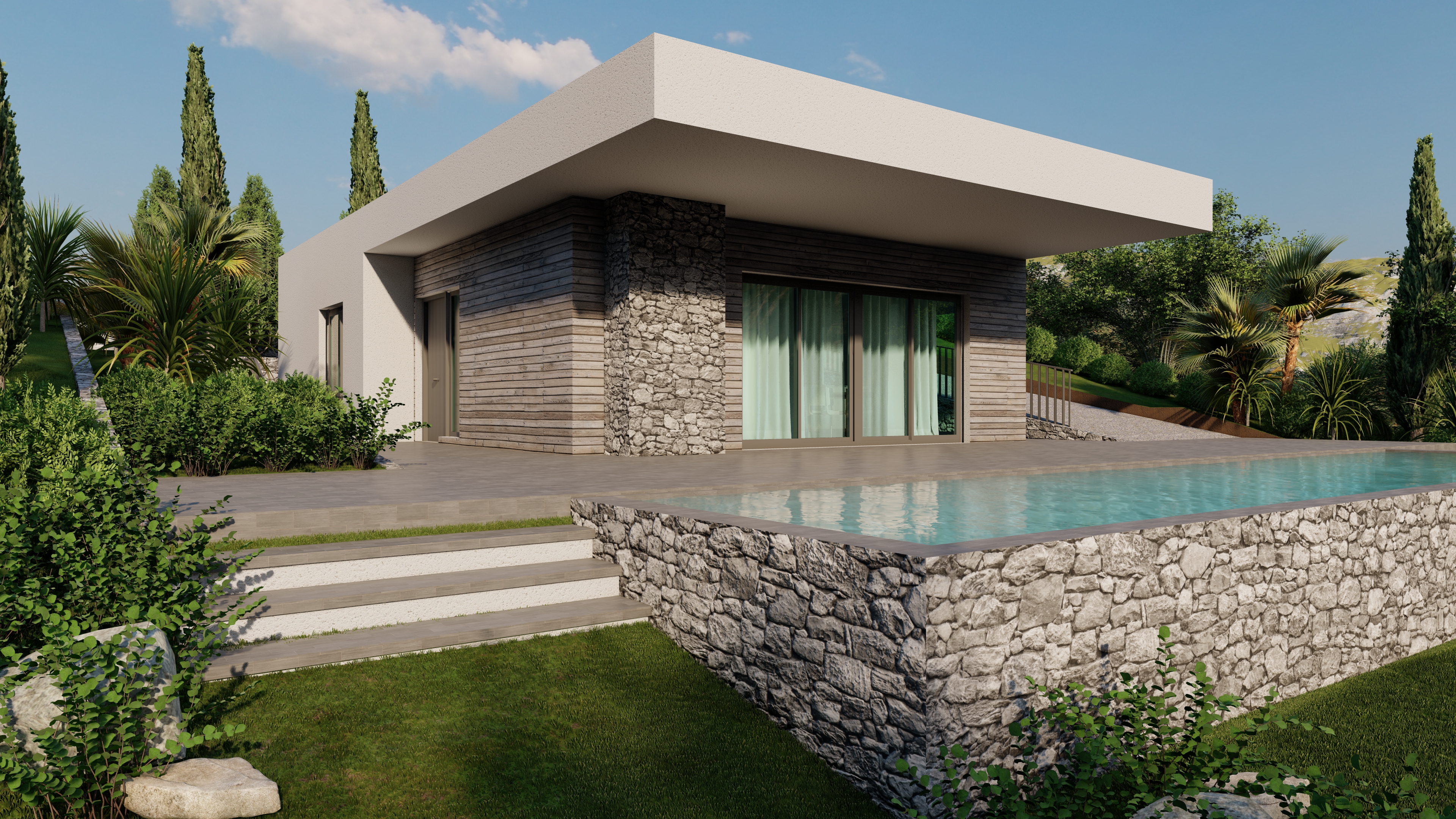 Modelo Guilleries 76 - casa prefabricada 76m²